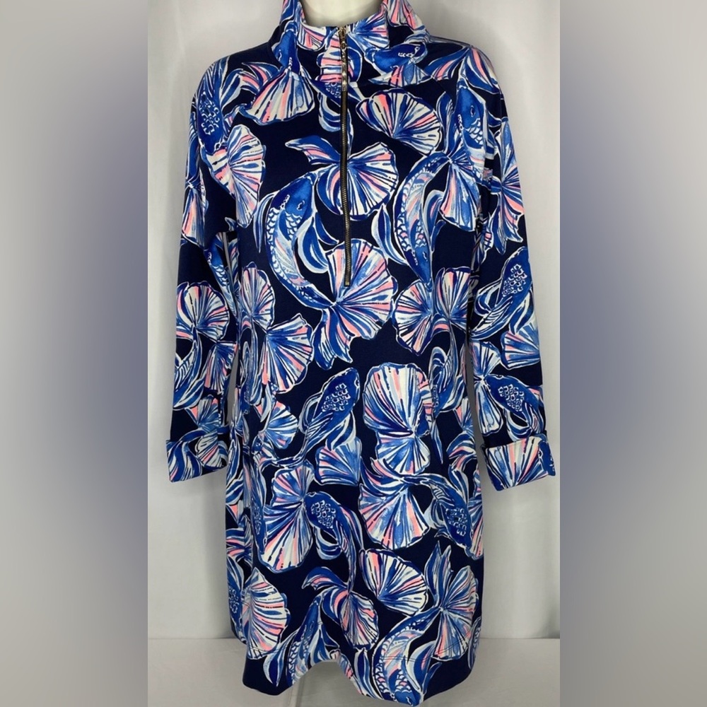 Lilly Pulitzer Navy ‘In Reel Life’ dress. XL